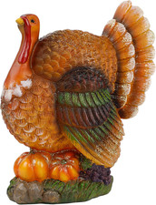 Thanksgiving Resin Turkey Table Decorations, 9.5