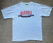Vintage 1990's HIGHLANDER “There Can Only Be One” Promo T Shirt Men's XL picture