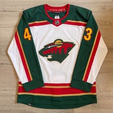Quinn Hughes Minnesota Wild Alternate Jersey Adult Size L picture
