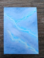ACEO original-Mixed Media-3.5x2.5in-Lightening in the clouds-Series 5/5 picture