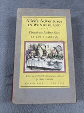ALICE IN WONDERLAND & THROUGH THE LOOKING GLASS 1946 Special Edition w/ Slipcase picture