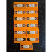 Rugrats VHS Lot 13 Orange Tapes Nickelodeon Movies & Episodes Reptar Go Wild picture