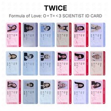 TWICE Formula of Love: O＋T=＜3 SCIENTIST ID CARD Official KPOP Special Gift picture