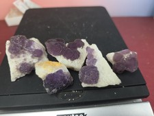 Fluorite La Lupita Mine Mexico With Quartz Bulk Wholesale Crystal Lot 5pcs picture