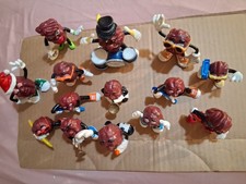 california raisins figures lot vintage, band,santa,skate board picture