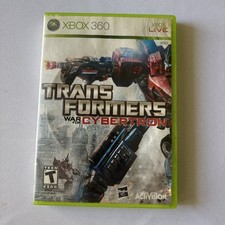 Transformers: War for Cybertron (Microsoft Xbox 360, 2010). Clean Disc. picture