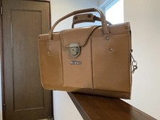 *Exc+4* Nikon FB-11 Genuine Camera Bag Leather Gazette Case Bag Brown From Japan picture