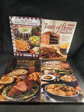 4 Taste of Home Country Cooking Cookbooks Lot Hardcover Annual Recipes Best Of picture