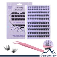 2PCS Self Adhesive Lash Clusters Eyelash Extensions Pre Glued Individual Lashes picture