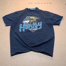 1992 Harley Davidson T-Shirt XL Black Good Vintage Eagle Stroud's Indiana 90s picture