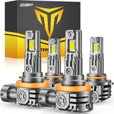 FAHREN H11/H8+9005/HB3 LED Headlight Bulb Kit 500000LM Cool White 4x Hi/Low Beam picture