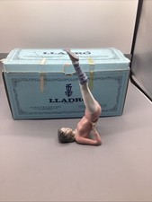 Lladro Push-Ups 5334 Aerobics Gymnast Dancer Retired Porcelain Figurine Vtg 1985 picture