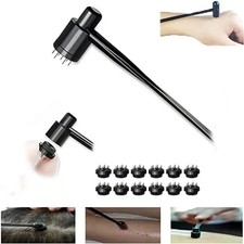 7 Star Needle Plum Blossom Dermal Hammer Set 13pcs Replaceable Heads Kit Therapy picture