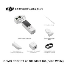 Official White DJI Pocket 4 Pro Standard Vlog Creator Combo Camera, US No Tariff picture
