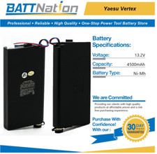2x 13.2V 4500mAh NiMh Battery for Yaesu Vertex FNB-78 FT-897 FT-897D picture