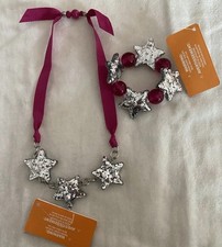 Gymboree Starry Night Necklace and Bracelet Jewelry Set NWT picture