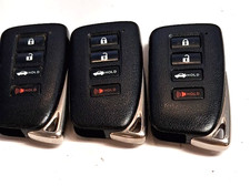 LOT OF 3 OEM LEXUS SMART KEY FOB REMOTES HYQ14FBA 4 BUTTONS picture