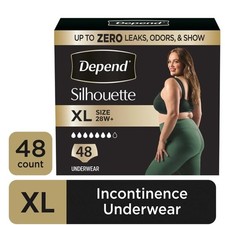 Depend Silhouette Women Incontinence ,XL, 48 ct Pink picture