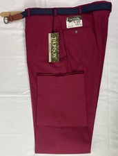 Vintage THOMSON 40x32 Burgundy Belted *Perfect Pant* that 