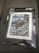 NEW DIMENSIONS GOLD COLLECTION EAGLES EYE VIEW COUNTED CROSS STITCH KIT #35117  picture