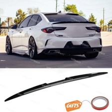 For Acura ILX 2013-2022 Adjustable Rear Trunk Spoiler Duck Wing Lip Gloss #P picture