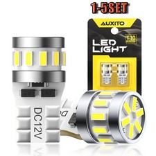 AUXITO T10 194 White LED License Plate Side Marker Light Bulb Canbus US 2-10x picture