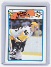 1988-89 Topps #1 Mario Lemieux Pittsburgh Penguins picture