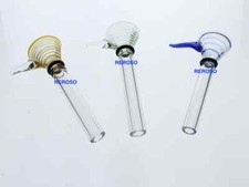 3 Pieces 9mm Green,Blue,Yellow Glass Replacement Slide Bowl With Handle & O-Ring picture