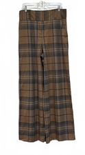 7th Avenue Design Studio Plaid Wide Leg Pants Size 12 picture