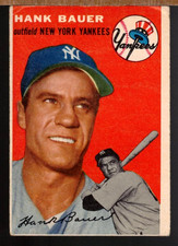 1954 TOPPS #130 HANK BAUER NEW YORK YANKEES picture