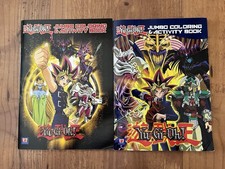 Yu-Gi-Oh Jumbo Coloring and Activity Book Set of 2 Made In USA Landoll picture