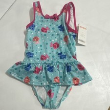 Gymboree 2T One Piece Bathing Suit Fishes Blue New With Tags  picture