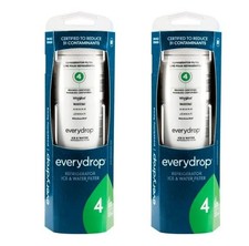 Every D²rop by 2 Pack Ice and Water Refrigerator Filter 4 ED²R4RX²D1 Sealed NEW picture