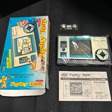 Bandai Frisky Tom LCD Handheld Game Complete in Box Vintage Japan picture