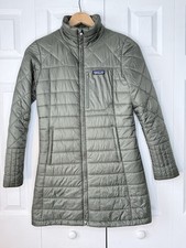 Patagonia Radalie Parka Jacket Women’s Small Green Insulated Long picture