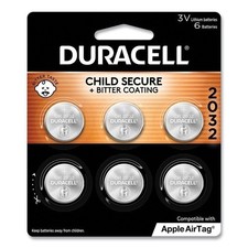 Duracell 2032 CR2032 DL2032 CR Lithium Button Cell Battery 6 Pack Exp. Jan 2034 picture