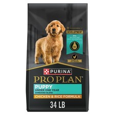 Purina Pro Plan High-Protein Puppy Food Shredded Blend Chicken and Rice, 34 lb picture