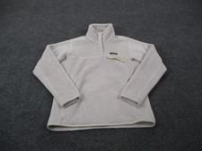 Patagonia Jacket Womens M White Snap T Sweater Outdoor Hiking Camping 25442 picture