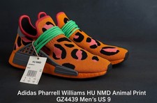 Adidas Pharrell Williams HU NMD Animal Print GZ4439 Men's Sneakers US 9 picture