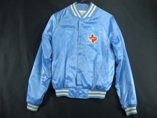 Jacket Windbreaker Gilleys  Pasadena TX Nylon Womens XL Urban Cowboy Blue VTG picture