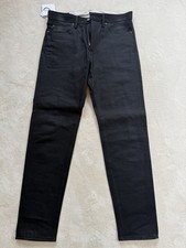 NWT - Momotaro 14.7oz Black Selvedge Denim - Tapered Fit - Size 33 picture
