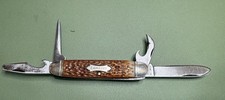 Vintage Camillus No. 99 Camp Utility Pocket Knife 4 Blade USA Scout Pattern picture