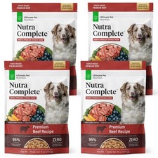ULTIMATE PET NUTRITION Nutra Complete Freeze-Dried Dog Food, Beef - 1 lb x 4pack picture