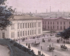* Antique UDB Postcard University Of Christiana aka Oslo Norway c1900s Horses picture