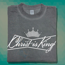 Christ is King Tee Jesus Gospel T-Shirt Unique Design Vintage Faded Trendy shirt picture