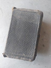 Antique A J Holman Holy Bible Pearl 18mo Leather Pocket Compact KJV Philadelphia picture