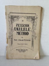 1924 Original Printing Peterson Ukulele Method w/ Songbook picture