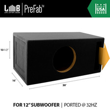 Single Custom-Ported Sub Woofer Enclosure Box for 12-Inch Subwoofer (2.00 Cu ft) picture
