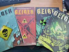 Set of 4 Geiger Vol 1-4  Geoff Johns Trade paperbacks Gently Read Ghost Machine picture