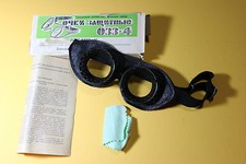 ULTIMATE UNUSUAL vintage 1966 motorcycle/biker/rat rod rider/driver goggles MINT picture
